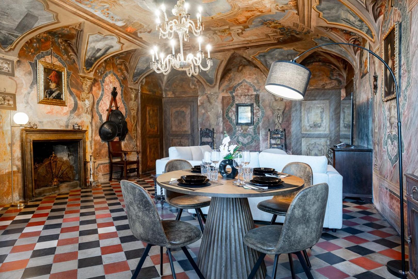 Historical Dwelling In Palazzo Terzi Willa Bergamo